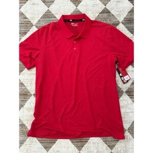 NWT Men's Fila Sport Polo Red Shirt size XL